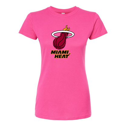 Women's Miami Heat Round Neck T-Shirt