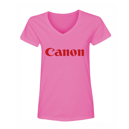 Women's Canon  V Neck T-Shirt