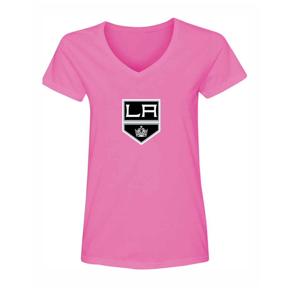 Women's NHL - Los Angeles Kings V-Neck T-Shirt