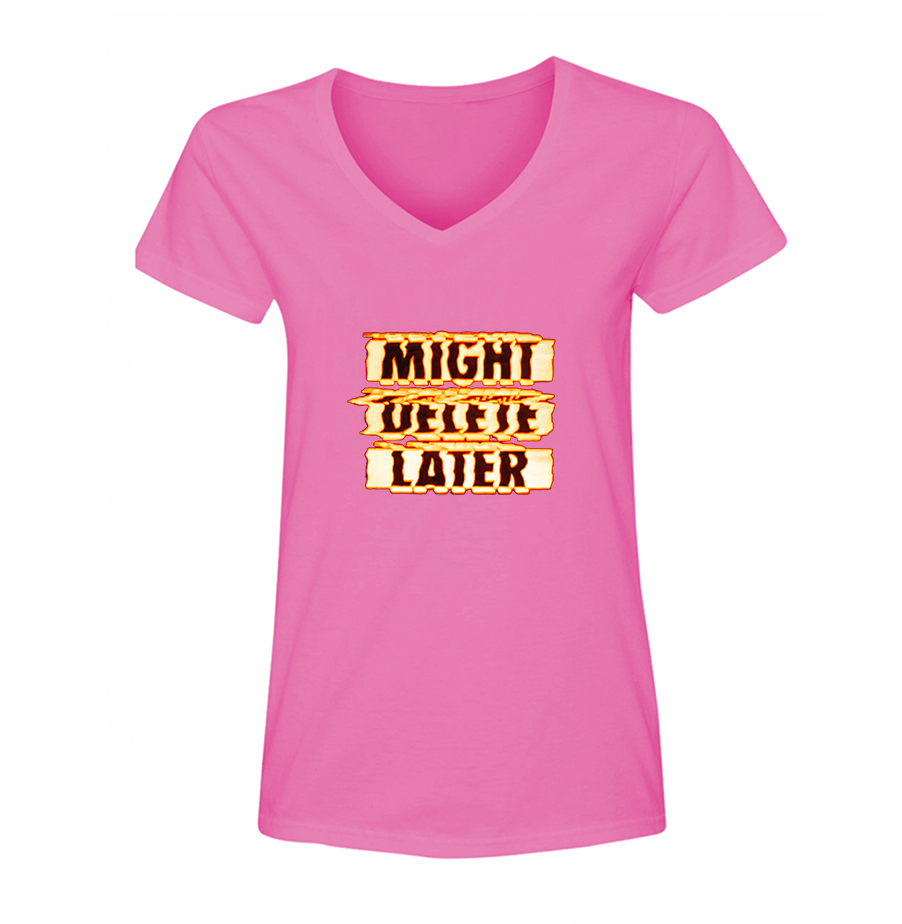 Women's Might Delete Later - J Cole V-Neck T-Shirt