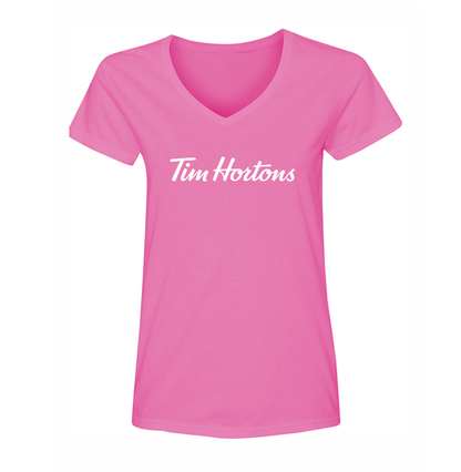 Women's  Tim Hortons V Neck T-Shirt