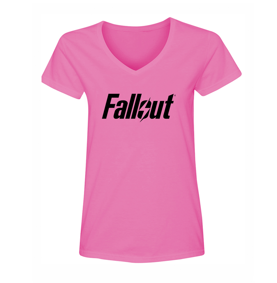 Women's Fallout V Neck T-Shirt