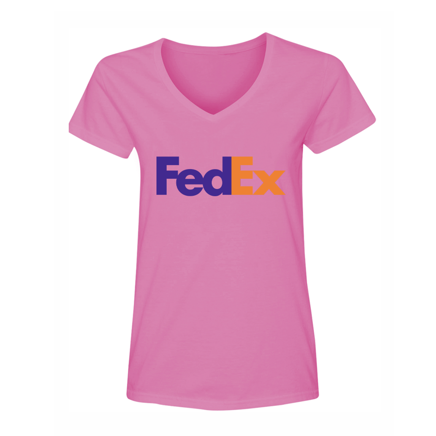 Women's FedEx V Neck T-Shirt