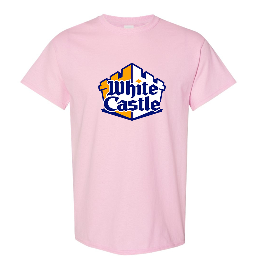 Men's White Castle Cotton T-Shirt