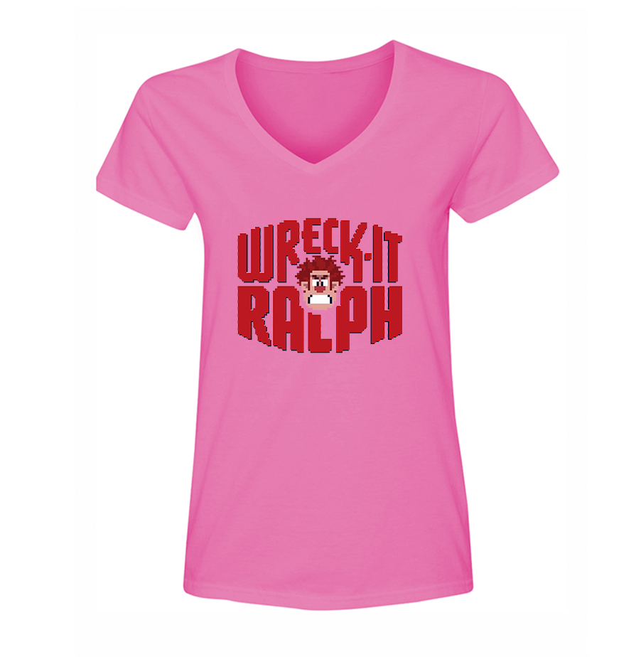 Women's Wreck-It Ralph V-Neck T-Shirt