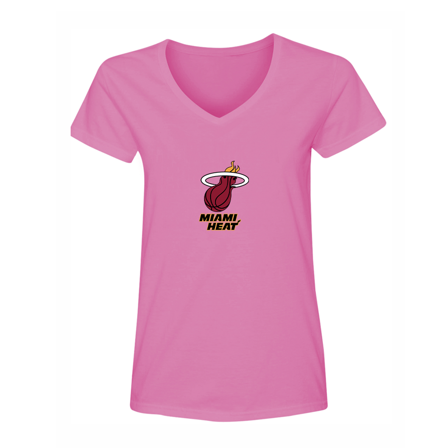 Women's Miami Heat V Neck T-Shirt