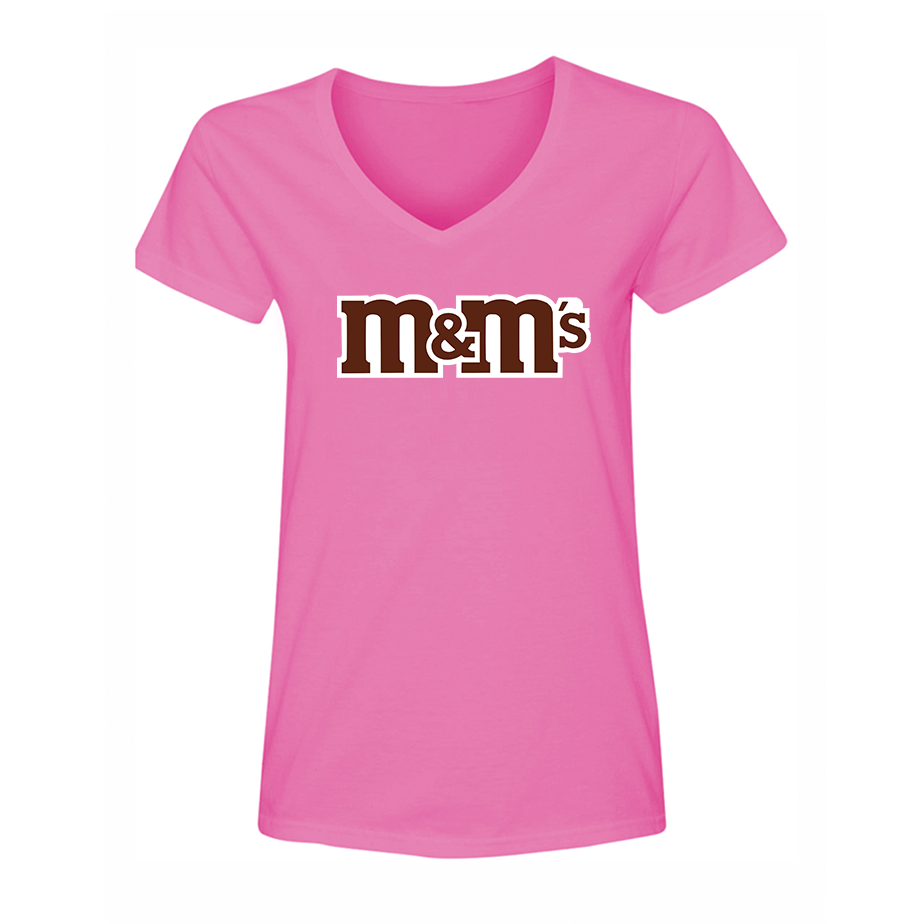 Women's M&M_s  V Neck T-Shirt