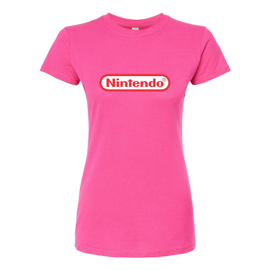 Women's Nintendo Round Neck T-Shirt