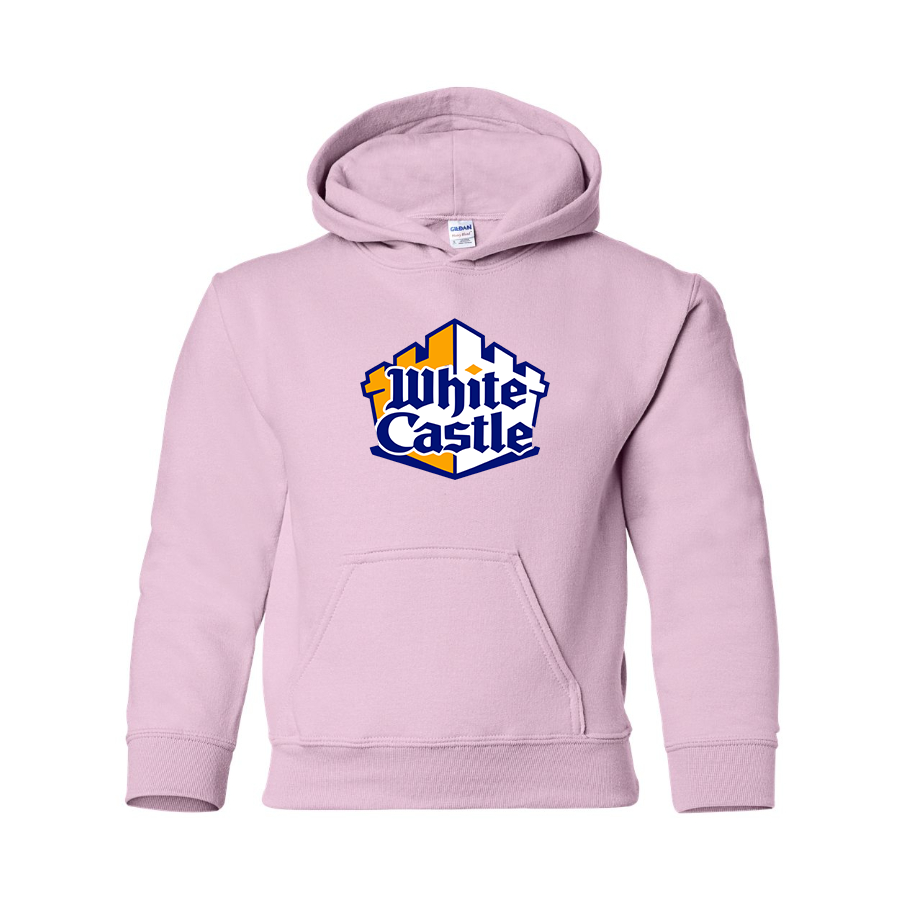 Youth's White Castle Pullover Hoodie