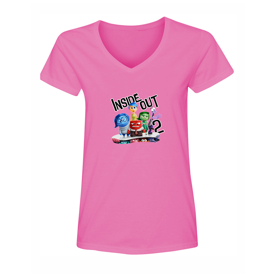 Women's Inside Out 2  V-Neck T-Shirt