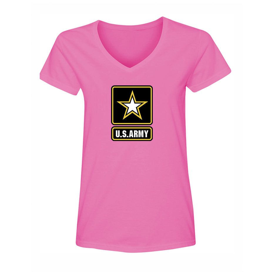 Women's  U.S. ARMY V Neck T-Shirt