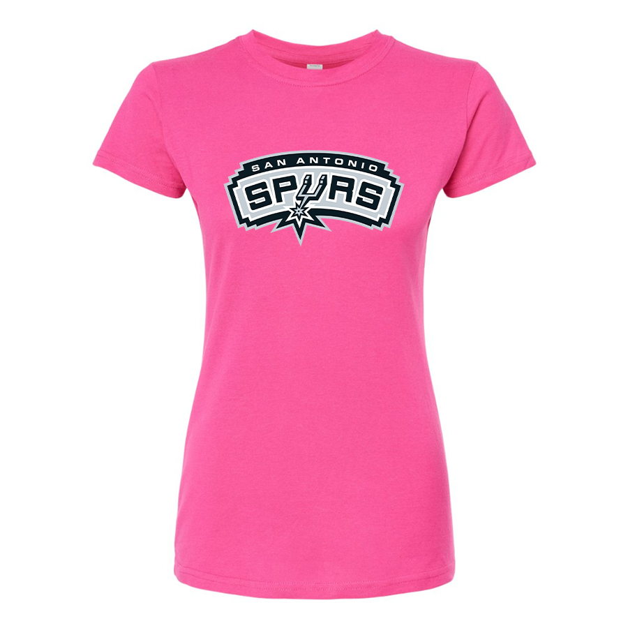 Women's San Antonio Spurs Round Neck T-Shirt