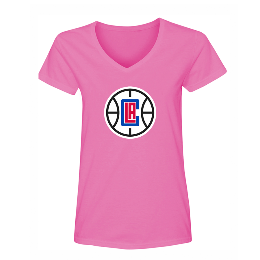 Women's LA Clippers V Neck T-Shirt