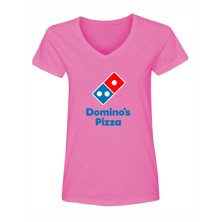 Women's Domino's Pizza V Neck T-Shirt