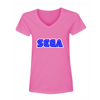 Women's SEGA V Neck T-Shirt