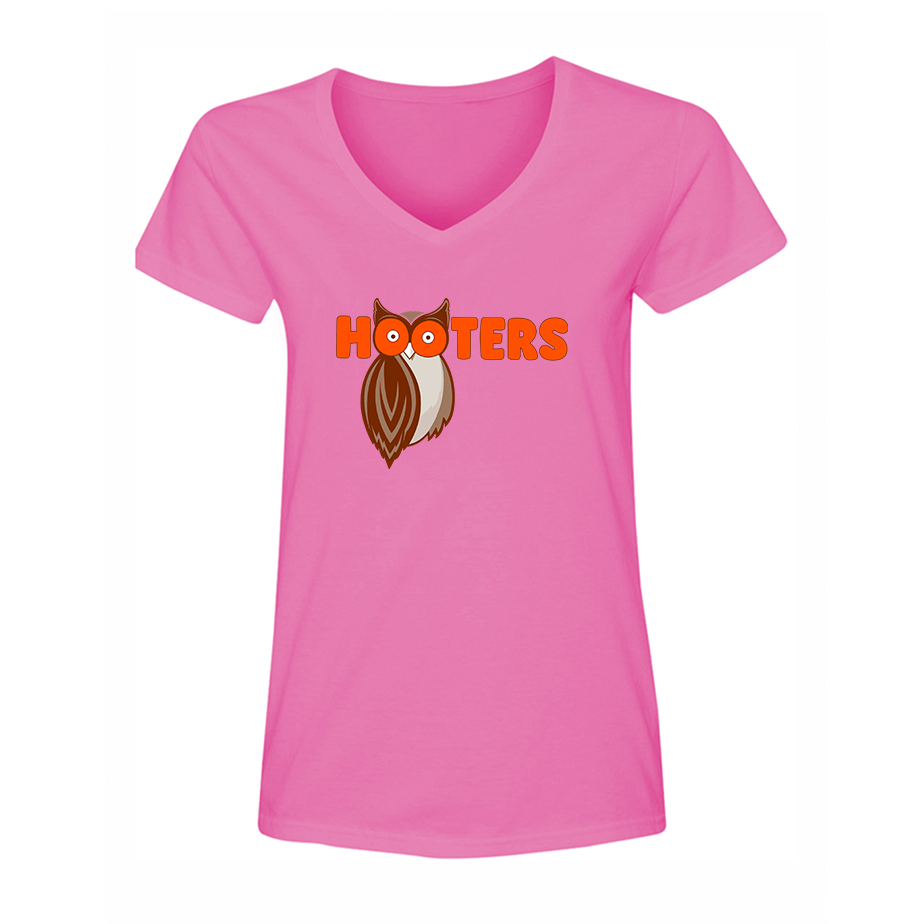 Women's Hooters V Neck T-Shirt