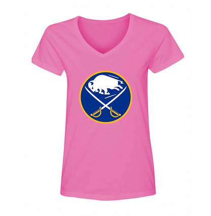 Women's NHL Buffalo Sabres V Neck T-Shirt