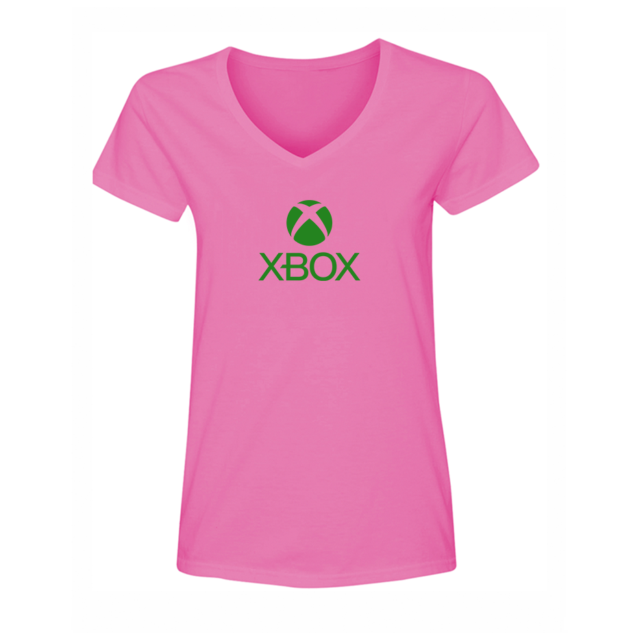 Women's X Box Gaming V-Neck T-Shirt