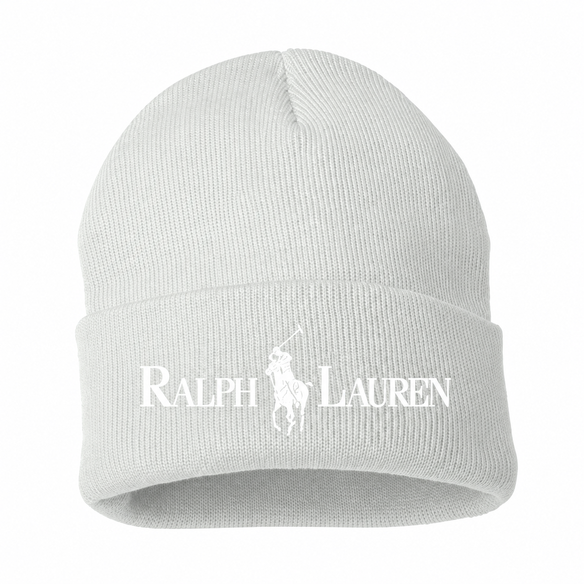 Polo Ralph Lauren white-logo beanie in White