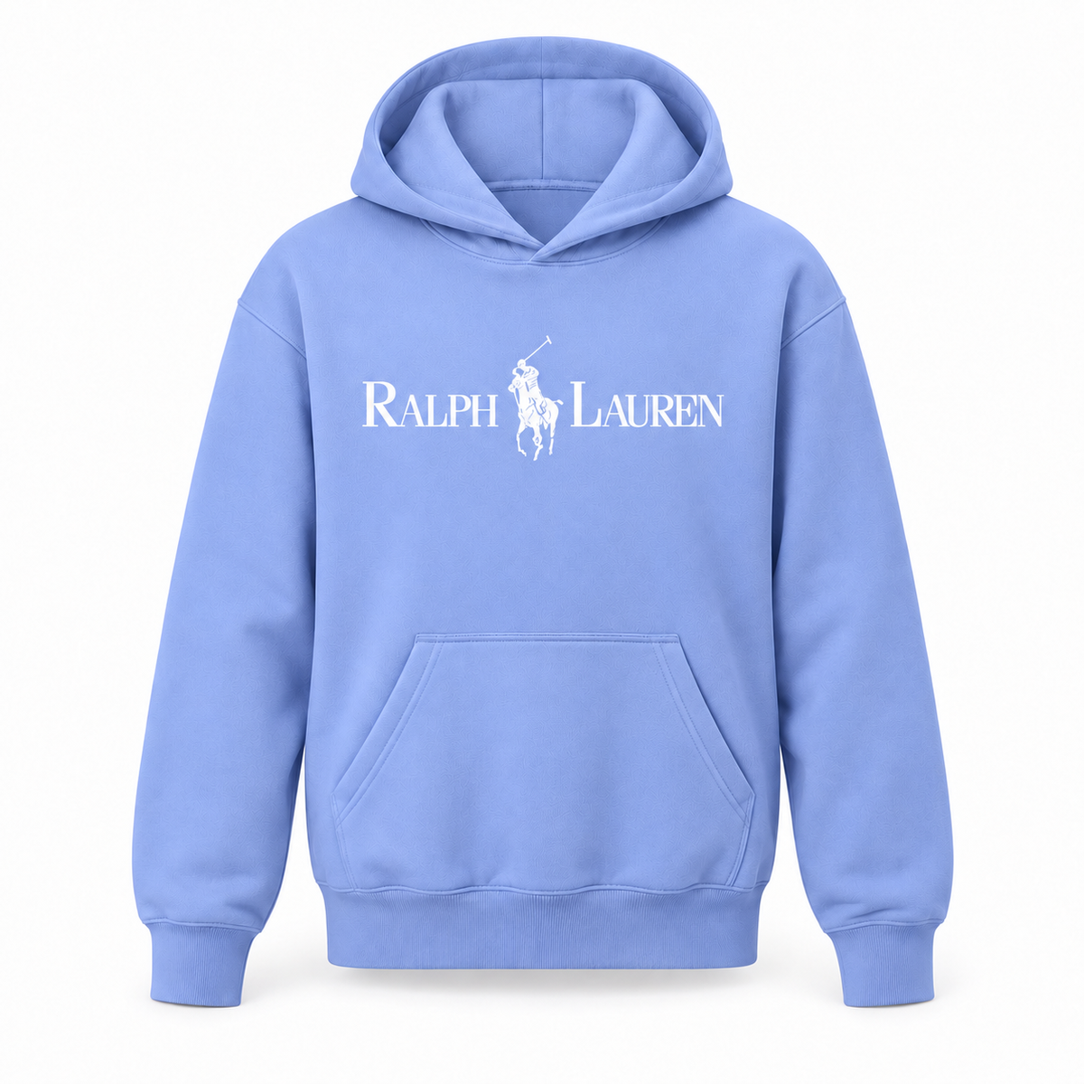 Youth Polo Ralph Lauren white design pullover hoodie, Light Blue
