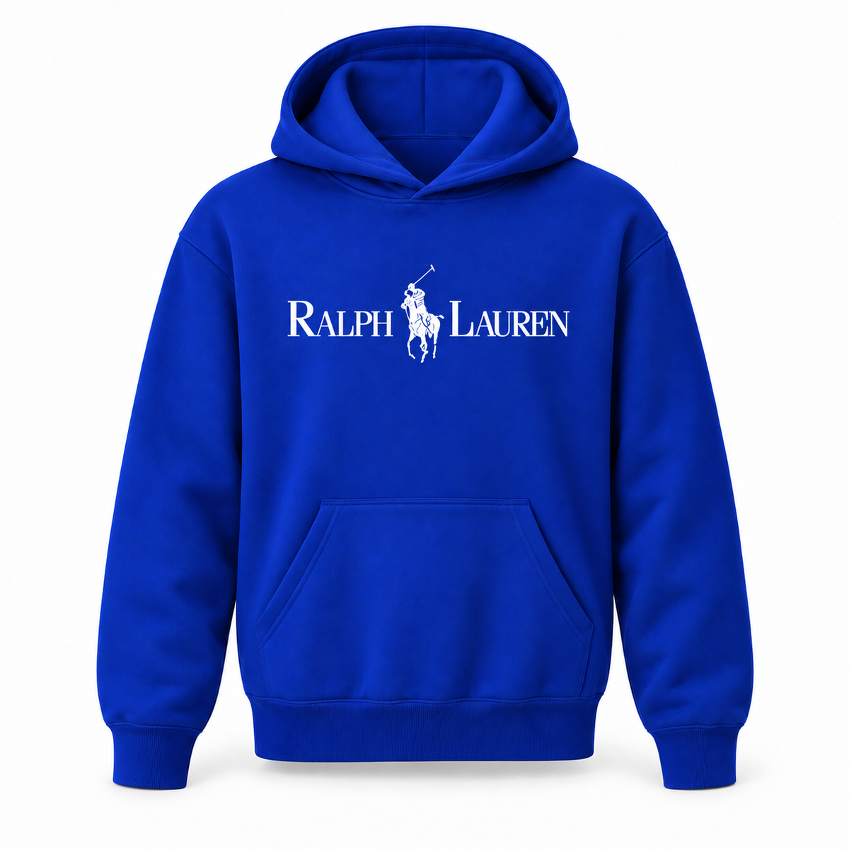 Youth Polo Ralph Lauren white design pullover hoodie, Royal Blue