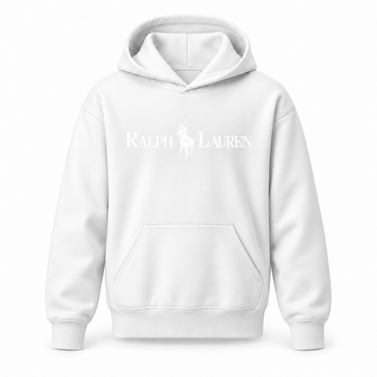 Youth Polo Ralph Lauren white design pullover hoodie, White