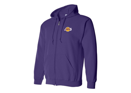 Men's Los Angeles Lakers  Zipper  Hoodie