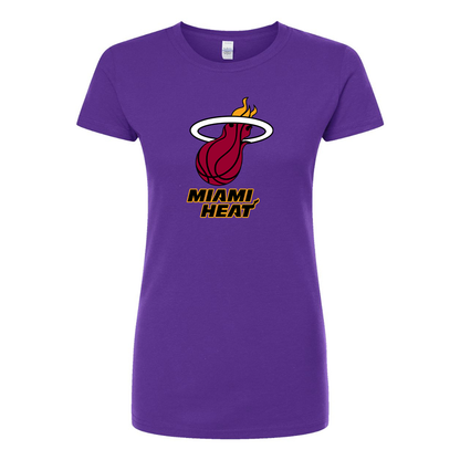 Women's Miami Heat Round Neck T-Shirt