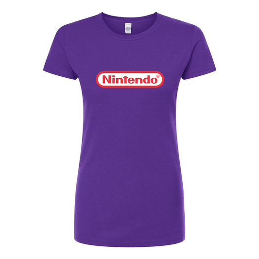 Women's Nintendo Round Neck T-Shirt