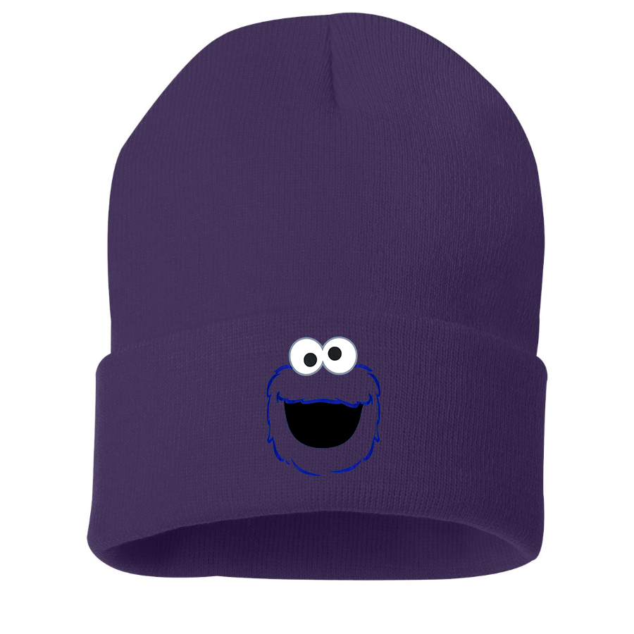 Sesame Street Cookie Monster face Beanie Hat