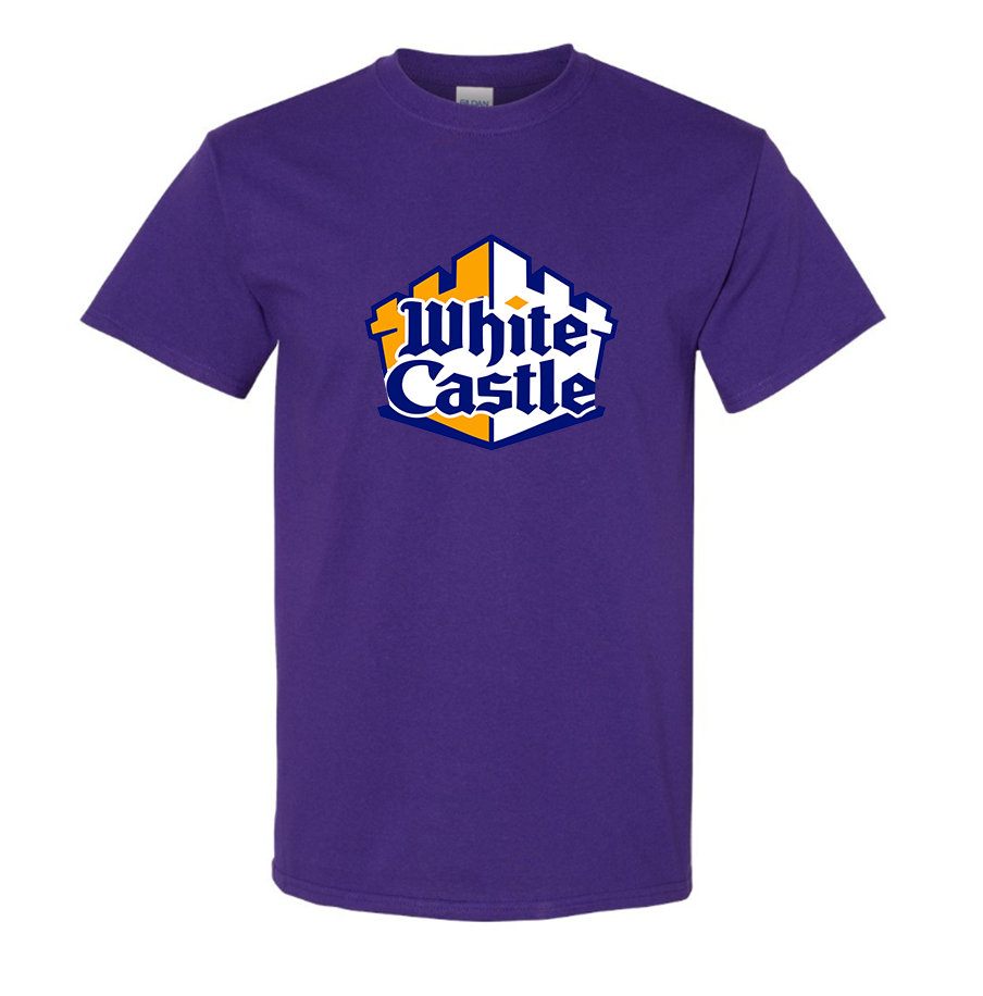 Men's White Castle Cotton T-Shirt