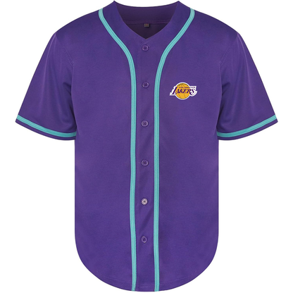 Men's Los Angeles Lakers Baseball Jersey