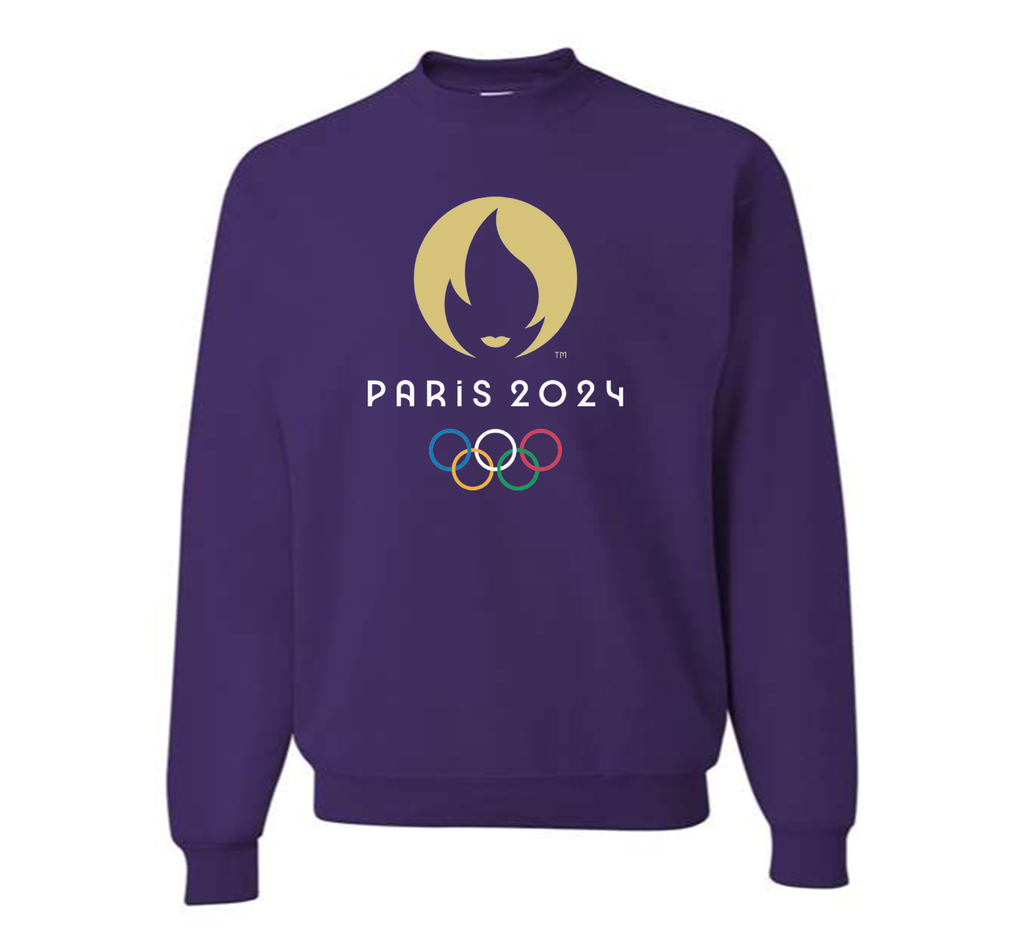 Men's New Olympics 2024 Paris Logo Crewneck Sweatshirt