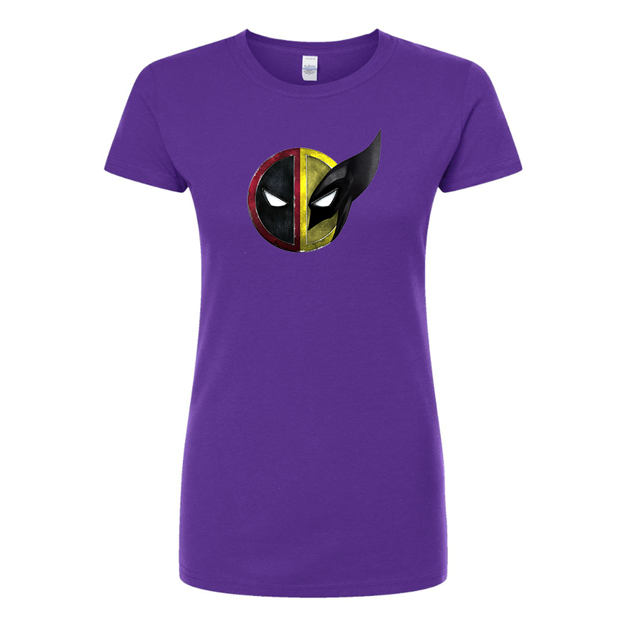 Women's Deadpool & Wolverine Round Neck T-Shirt