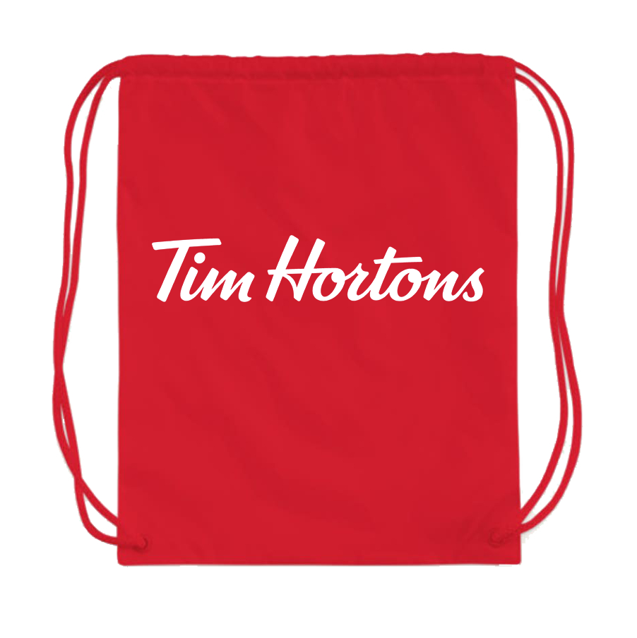 Tim Hortons Drawstring Bag
