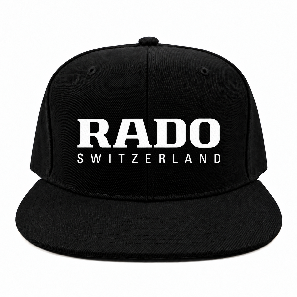 Rado Snapback Hat in Black
