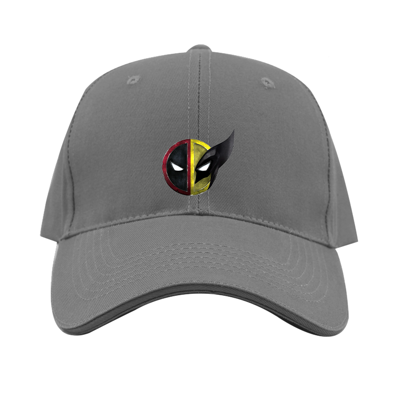 Deadpool & Wolverine Dad Baseball Cap Hat – Embroidered Fan Hat | TeesCustomize