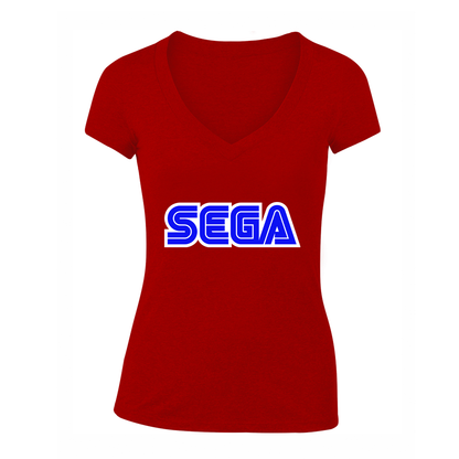 Women's SEGA V Neck T-Shirt