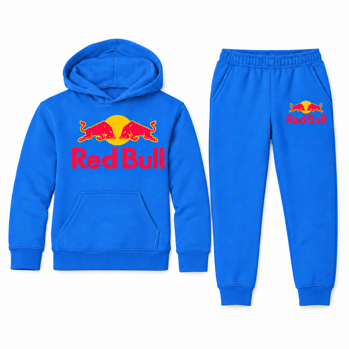 Red Bull youth hoodie and jogger set in Blue