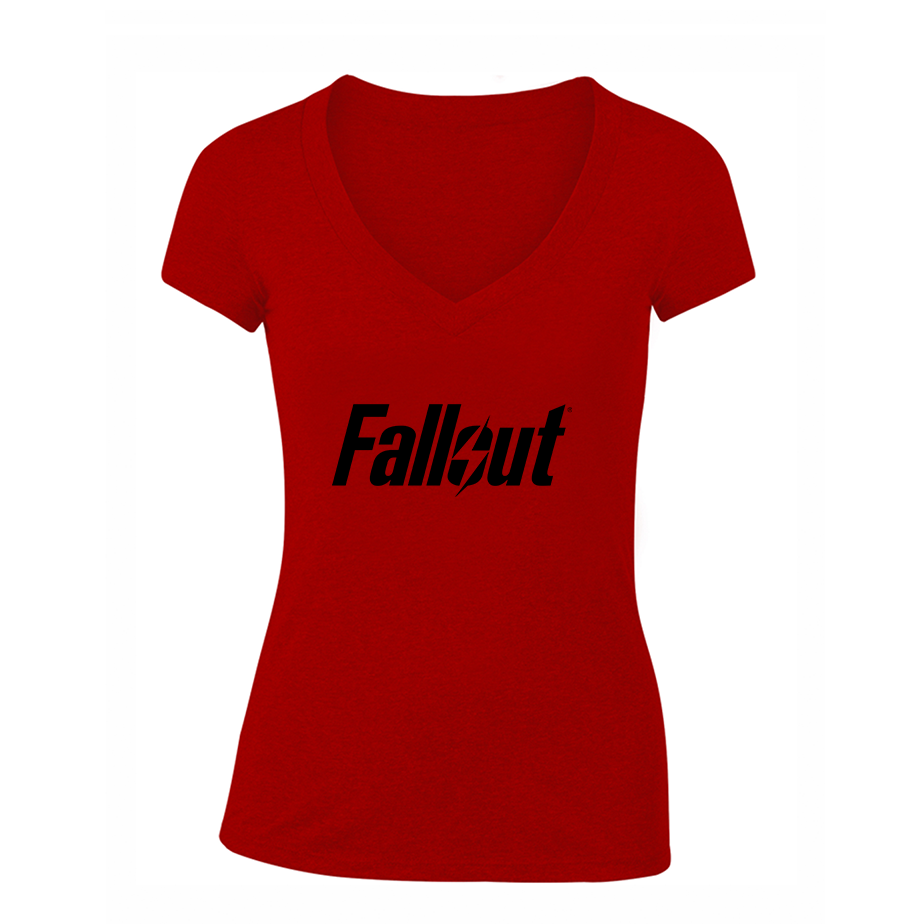 Women's Fallout V Neck T-Shirt