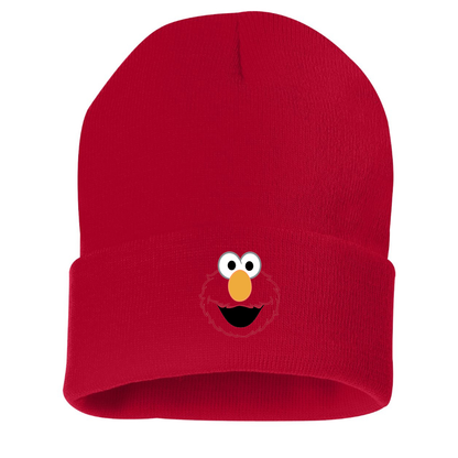 Sesame Street Elmo Face Beanie Hat