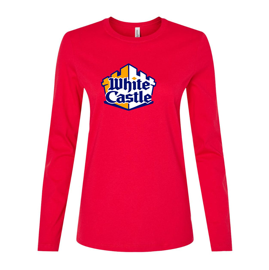 Women's White Castle Long Sleeve T-Shirt