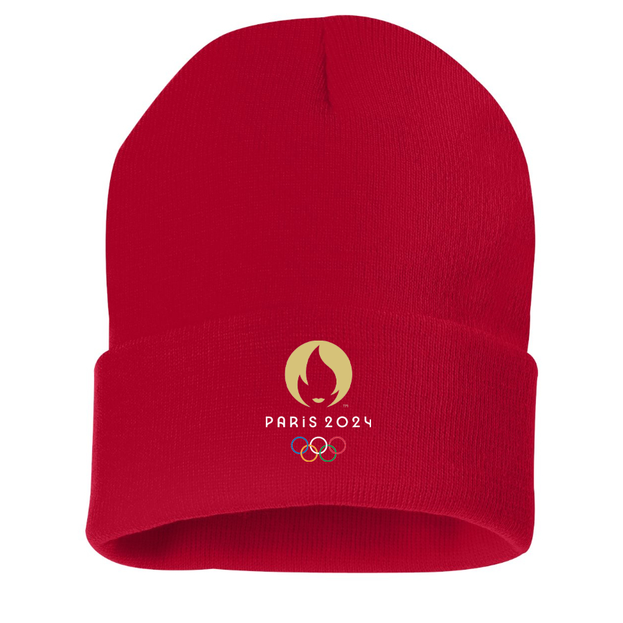 New Olympics 2024 Paris Logo Beanie Hat