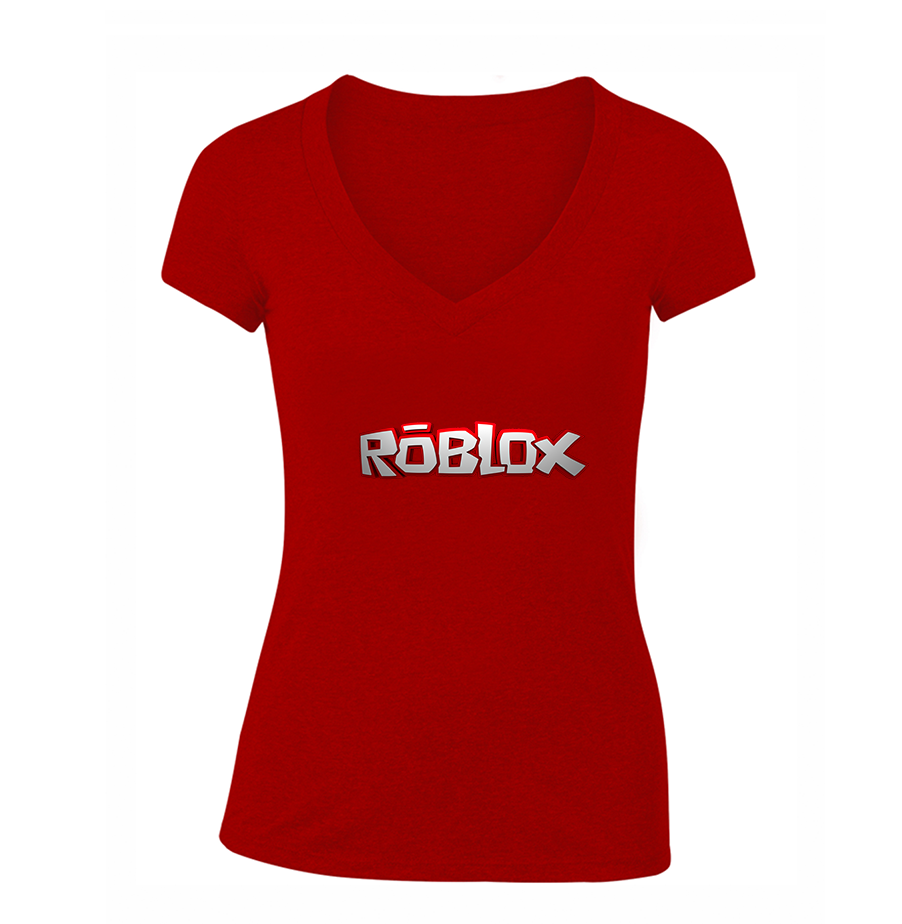 Women's Roblox Game V-Neck T-Shirt