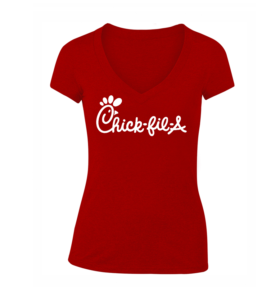 Women's Chick-fil-A  V Neck T-Shirt