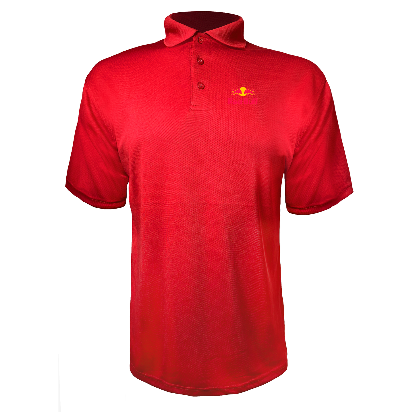 Men's Red Bull Polyester Polos