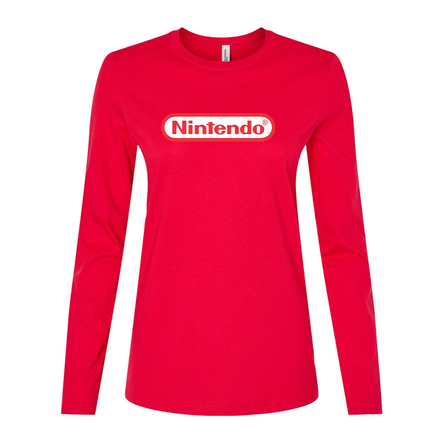 Women's Nintendo Long Sleeve T-Shirt