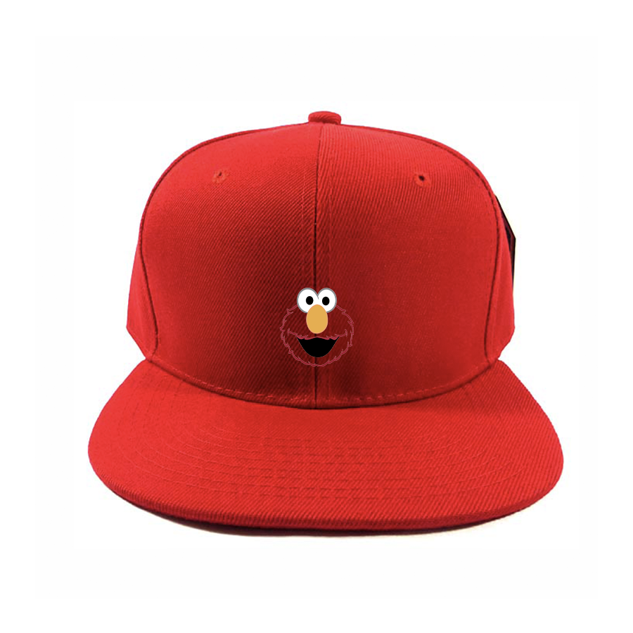 Sesame Street Elmo Face Snapback Hat