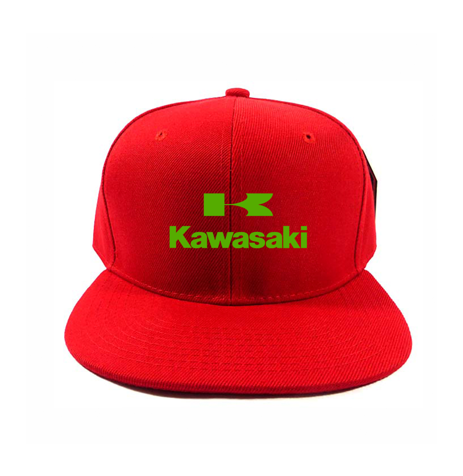 Kawasaki Bike Motorcycle Snapback Hat