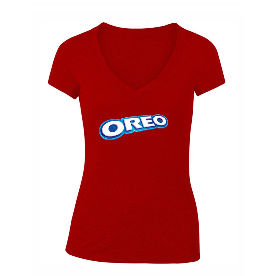 Women's Oreo  V Neck T-Shirt